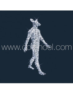 Humanimal 3D "Corps marchant tête de biche" 3D