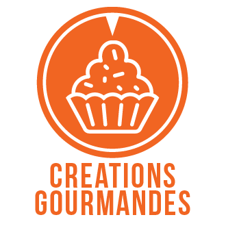 Icone thème création gourmande gâteau